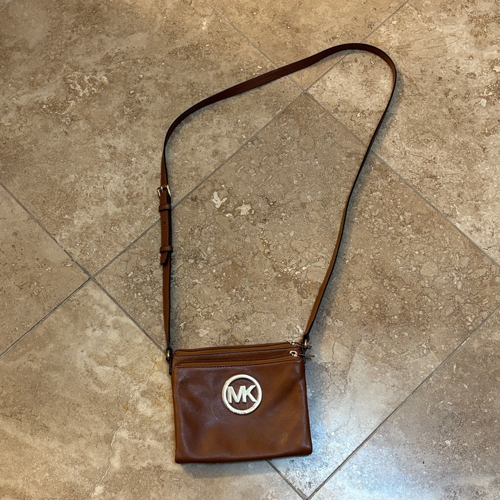 Michael Kors Tan Messenger Bag